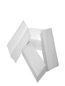 TOALLETA ZIG ZAG TISSU 20x150 EXTRA   1 CAJA
